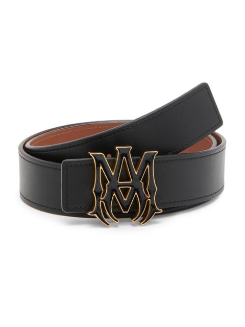 AMIRI Men's MA Leather Belt - Black Brown