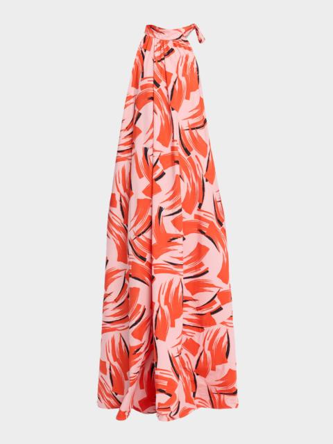 ESSENTIEL ANTWERP Jayda High-Neck Maxi Dress