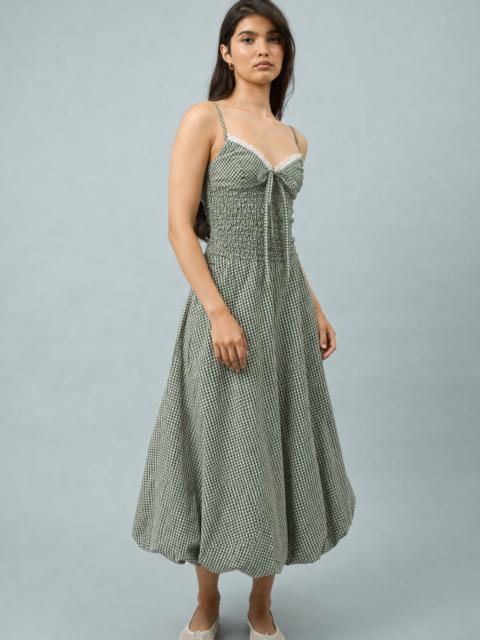 House of Sunny GINGHAM BALLOON CAMI DRESS