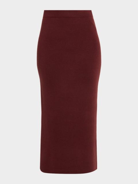 DOROTHEE SCHUMACHER Essential Ease Wool-Silk Knit Midi Skirt
