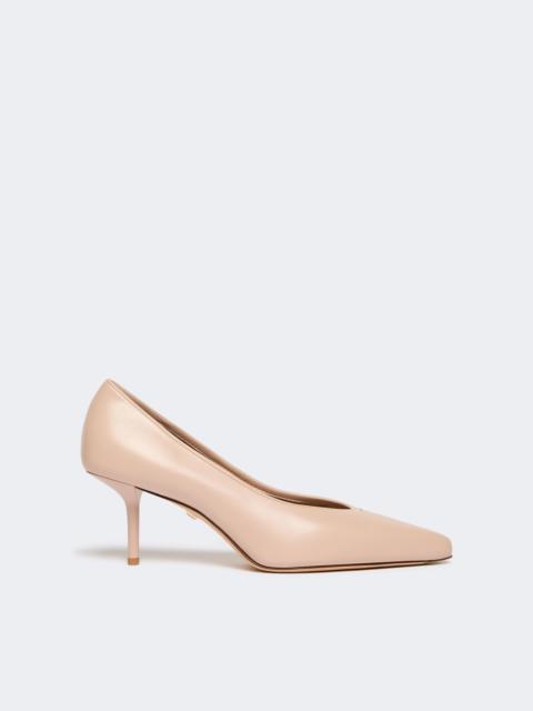 Max Mara SOFTPUMP Nappa leather court shoes - NUDO