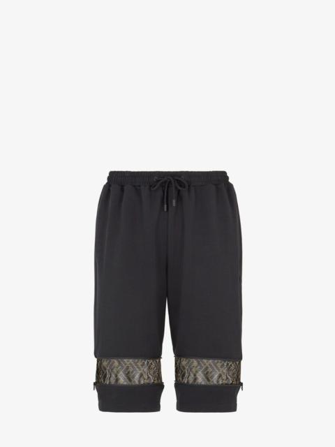 FENDI Black cotton pants