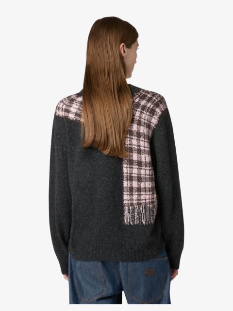 Moschino INLAID WOOL-AND-SILK BLEND PULLOVER