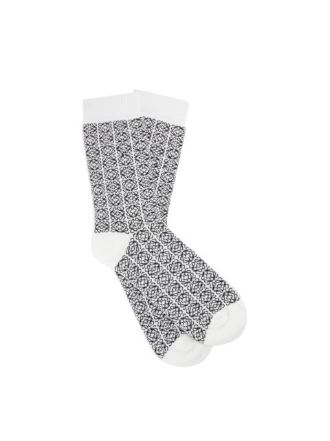 Loewe Anagram all-over socks