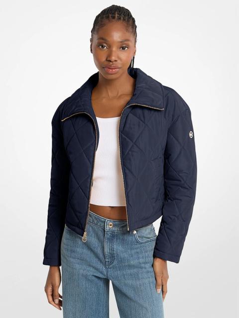 MICHAEL KORS Cropped Quilted Jacket