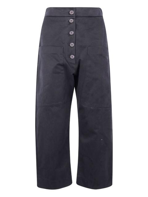 Studio Nicholson Brinson button-front patch-pocket trousers