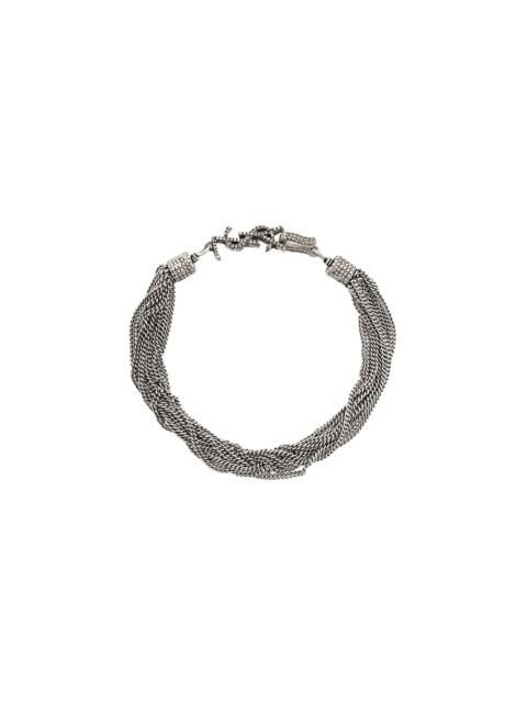 SAINT LAURENT Loulou twisted chains bracelet
