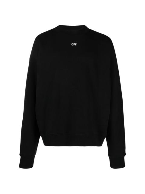 Arrows-print cotton sweatshirt