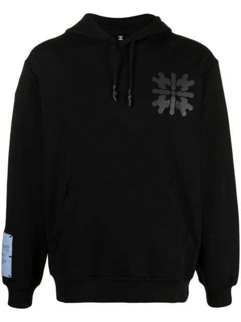 McQ Alexander McQueen abstract-print cotton hoodie