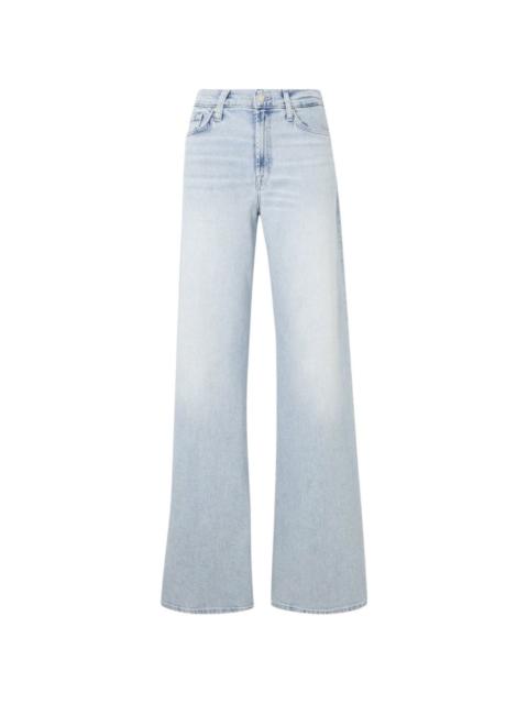 7 For All Mankind wide-leg denim jeans