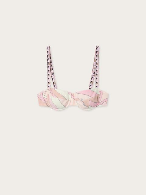 PUCCI IRIDE PRINT COTTON TERRY TOP