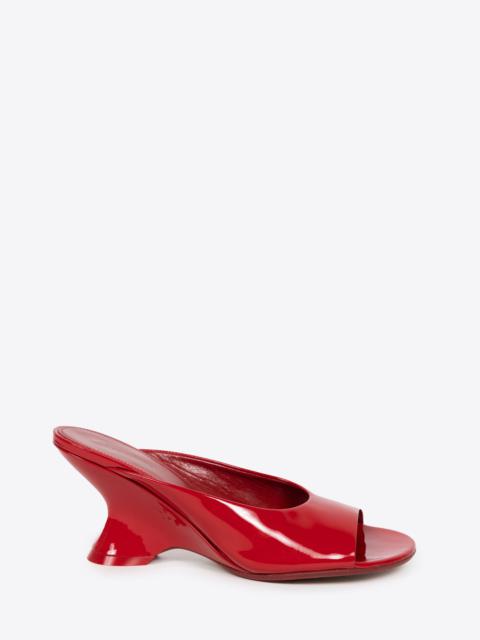 Dries Van Noten OPEN-TOE LEATHER MULES