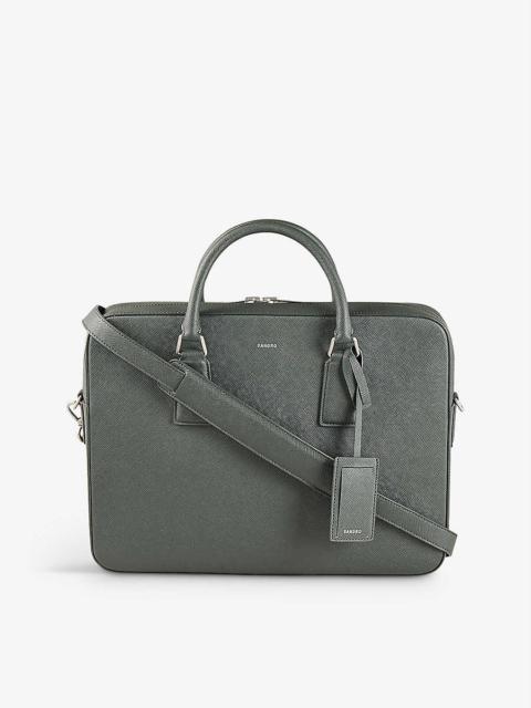 Sandro Downtown large leather briefcase