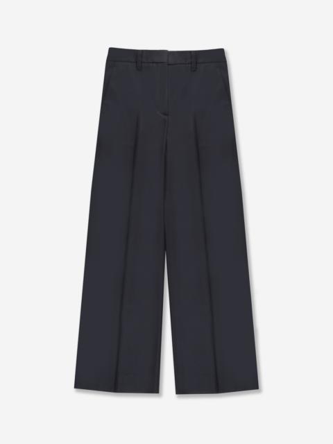 SLOWEAR Regular fit trousers in stretch flannel
