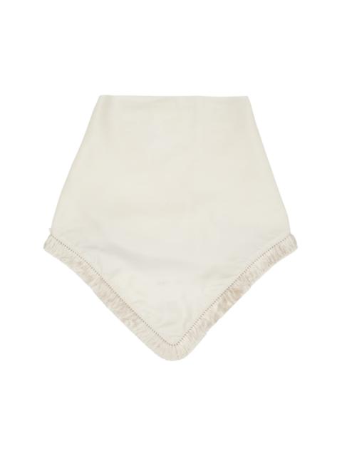 TOGA PULLA Off-White Fringe Scarf