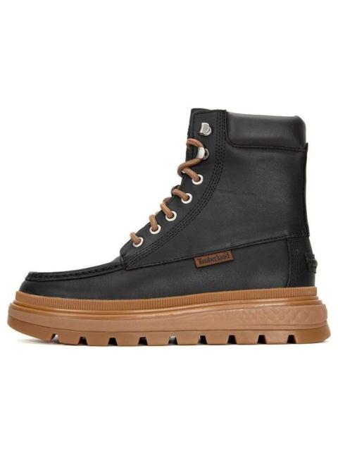Timberland (WMNS) Timberland Ray City Moc Toe Chukka Boots 'Black Regenerative Leather' A5M3B015