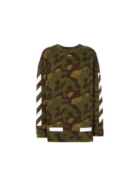 Off-White OFF-WHITE Arrow L/S T-Shirt Green Camo White