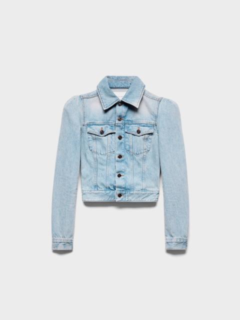 7 For All Mankind PUFF SLEEVE TRUCKER JACKET