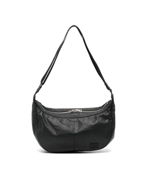 PORTER zip leather shoulder bag