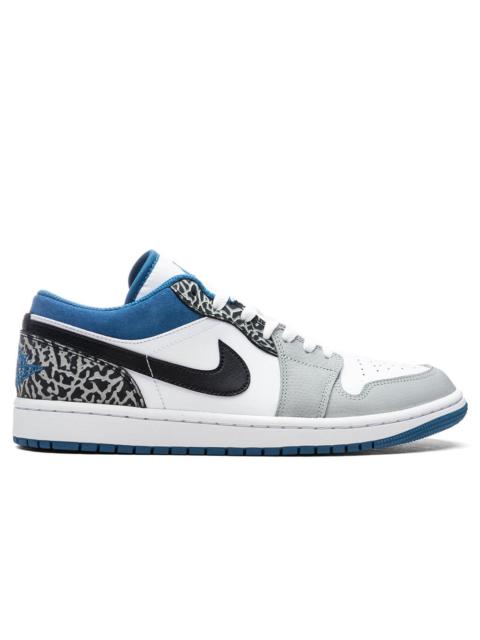 Jordan AIR JORDAN 1 LOW SE - WHITE/DARK MARINA BLUE/CEMENT GREY