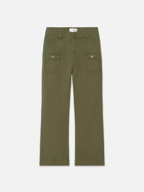 FRAME Utility Pocket Pant in Washed Winter Moss