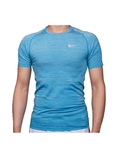 Nike Nike DF Knit Tee 'Blue' AA3006-033