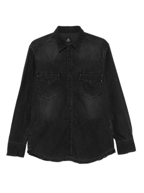 AG Jeans frayed-hem denim shirt