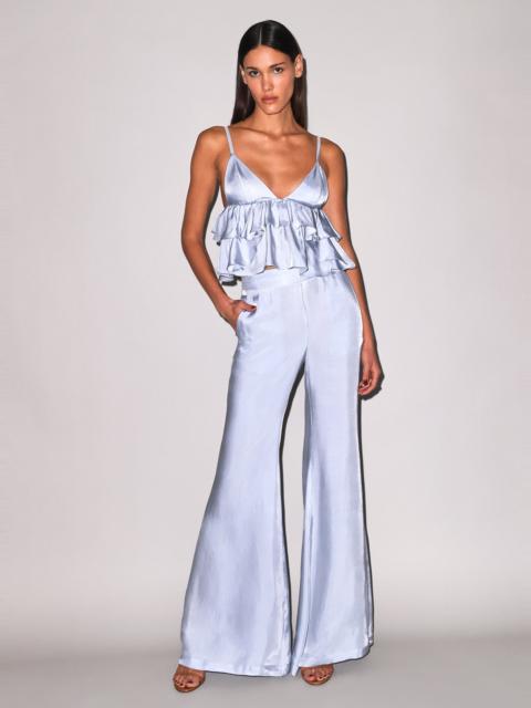 Fleur du Mal Luxe Twill Ruffle Cami