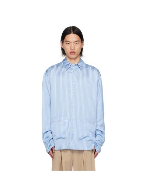 Wooyoungmi Blue Striped Shirt