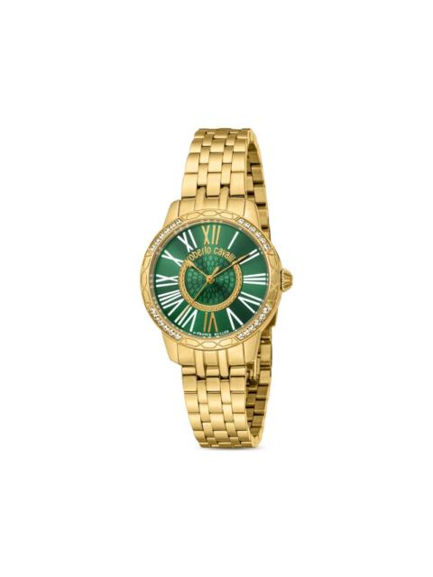 Roberto Cavalli stainless steel quartz 30mm