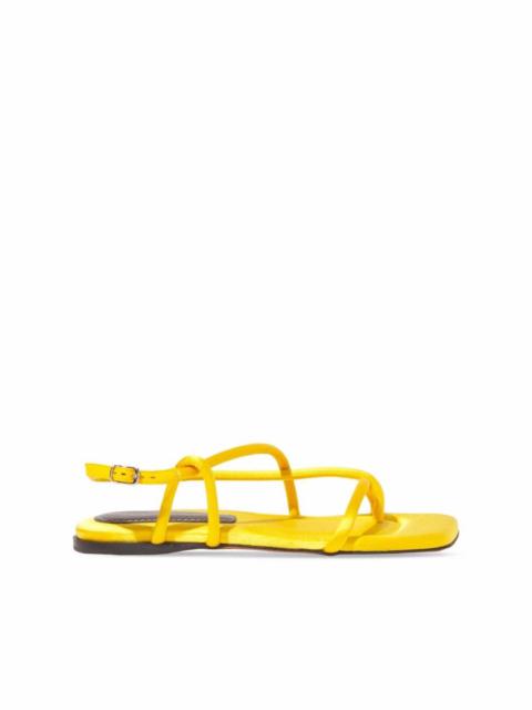 square strappy sandals