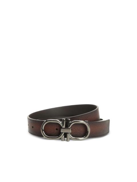FERRAGAMO textured buckle belt