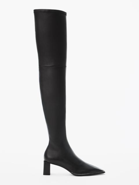 Alexander Wang ALDRICH 55 THIGH-HIGH BOOT IN LEATHER