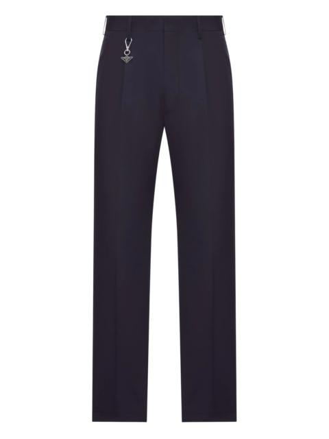 Prada charm-detail trousers
