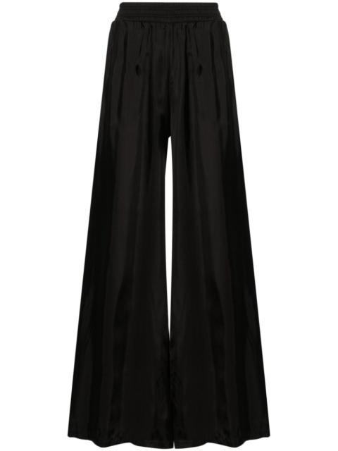 FABIANA FILIPPI elasticated-waist satin palazzo pants