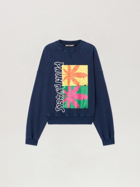 Palm Angels Palm Leaf Reglan Loose Sweatshirt