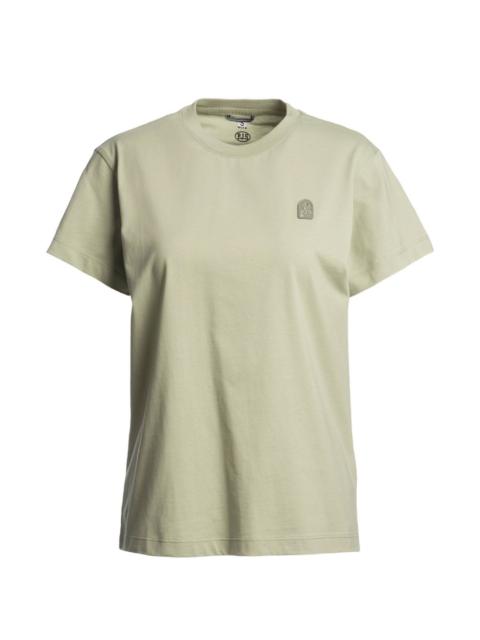 PARAJUMPERS crew-neck logo-patch T-shirt