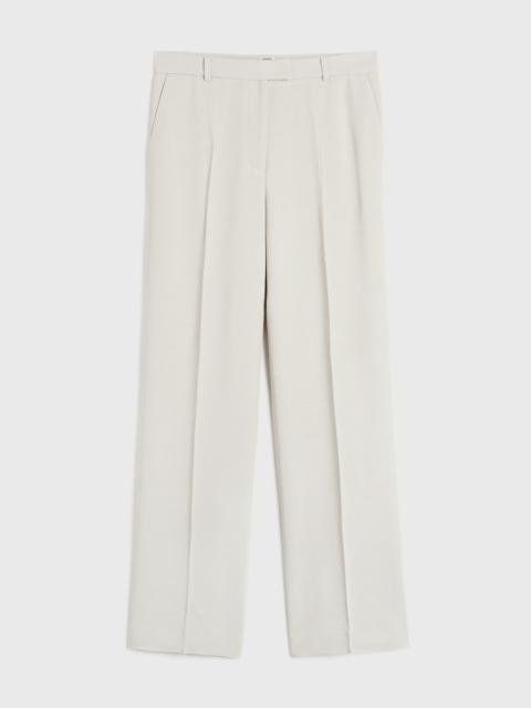 Relaxed straight trousers pebble