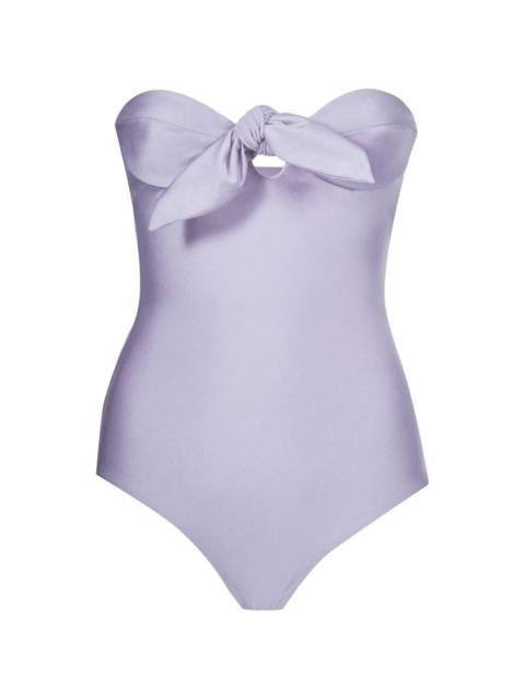 Taller Marmo knot-bandeau swimsuit