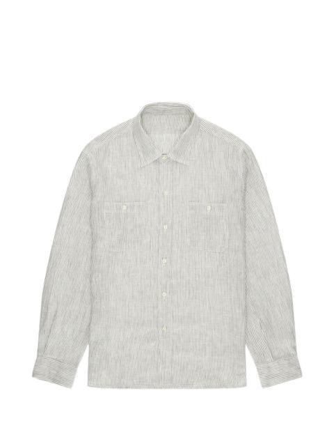 FORTELA striped chest-pocket shirt
