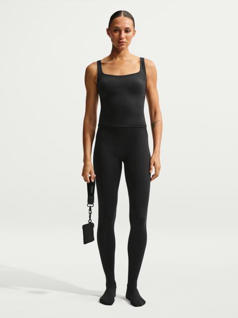 Nike NikeSKIMS Matte Women's High-Waisted Footsie Grip Leggings