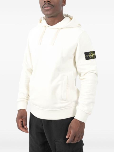 Stone Island logo-patch hoodie