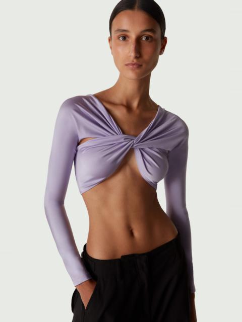 Cropped Draped Top