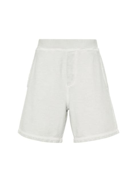 faded-effect cotton shorts