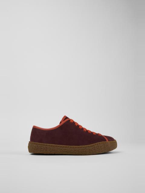 CAMPER Peu Terreno Multicolor Nubuck and Leather Shoes for Women.