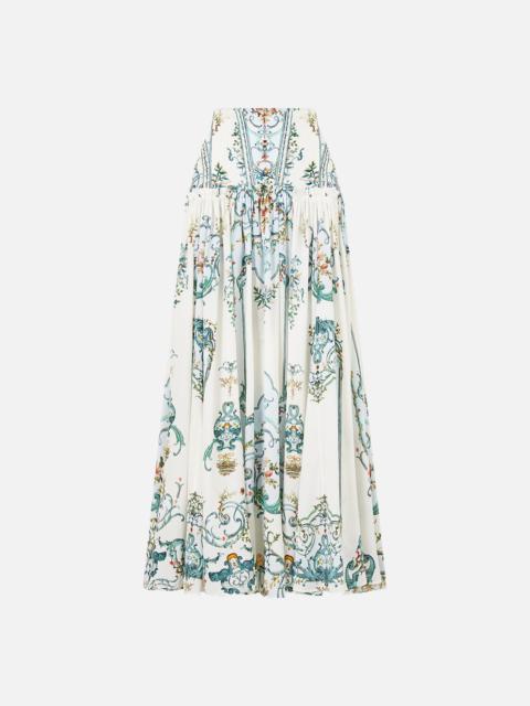 CAMILLA LONG SKIRT WITH CORSET WAIST BALLAD OF THE BIBLIOTHÈQUE