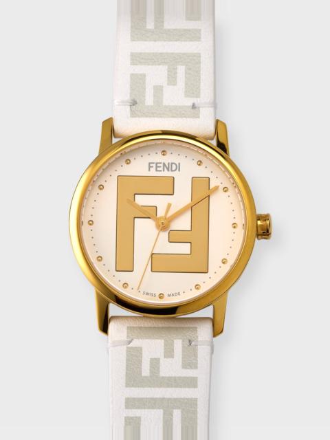 FENDI Forever Fendi 29mm Watch with Leather Strap