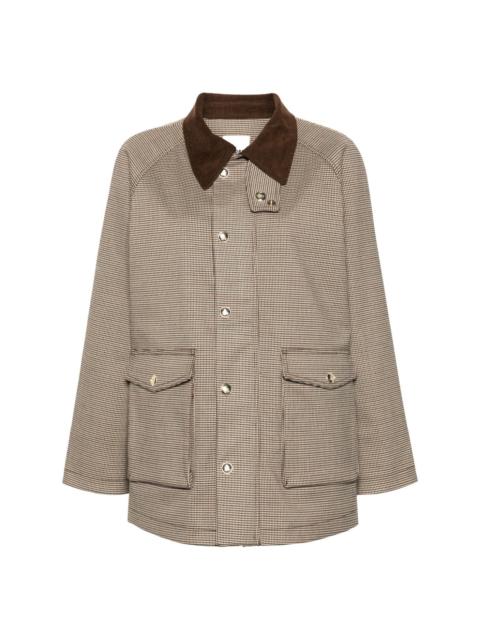 Sandro Bastille herringbone jacket