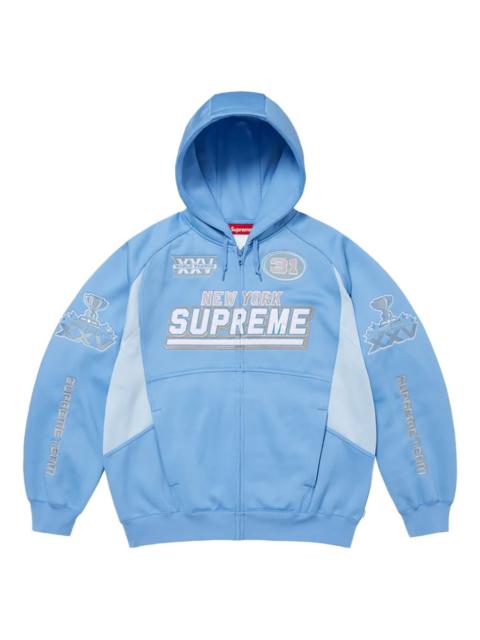 Supreme Football zip-fastening hoodie