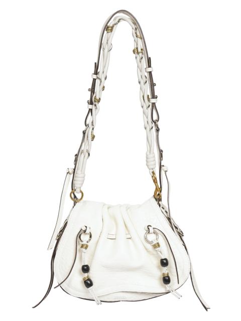 Isabel Marant Women's Bolton Leather Saddle Bag - Chalk